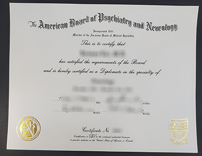 fake ABPN certificate