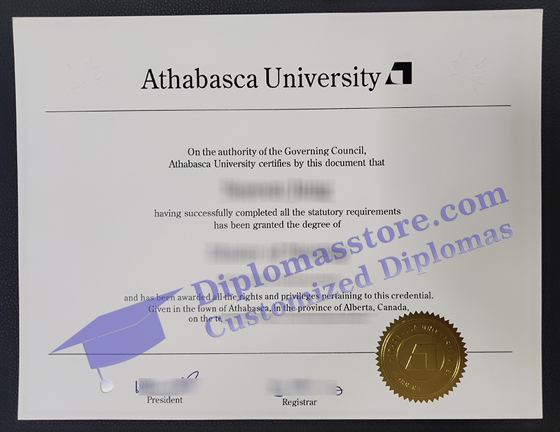 Athabasca University diploma, Athabasca University certificate,