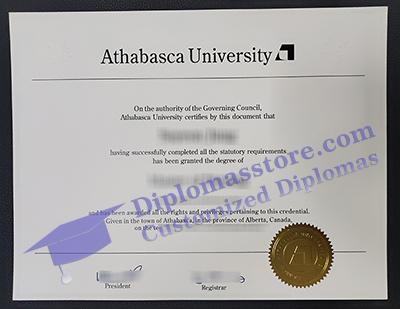 Athabasca University diploma, Athabasca University certificate,