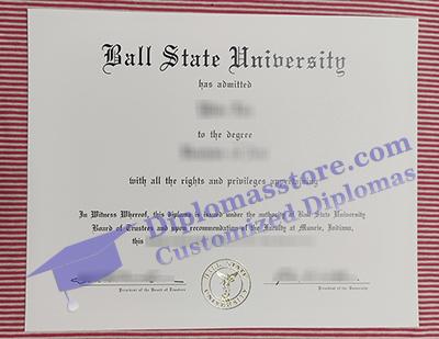 Ball State University diploma