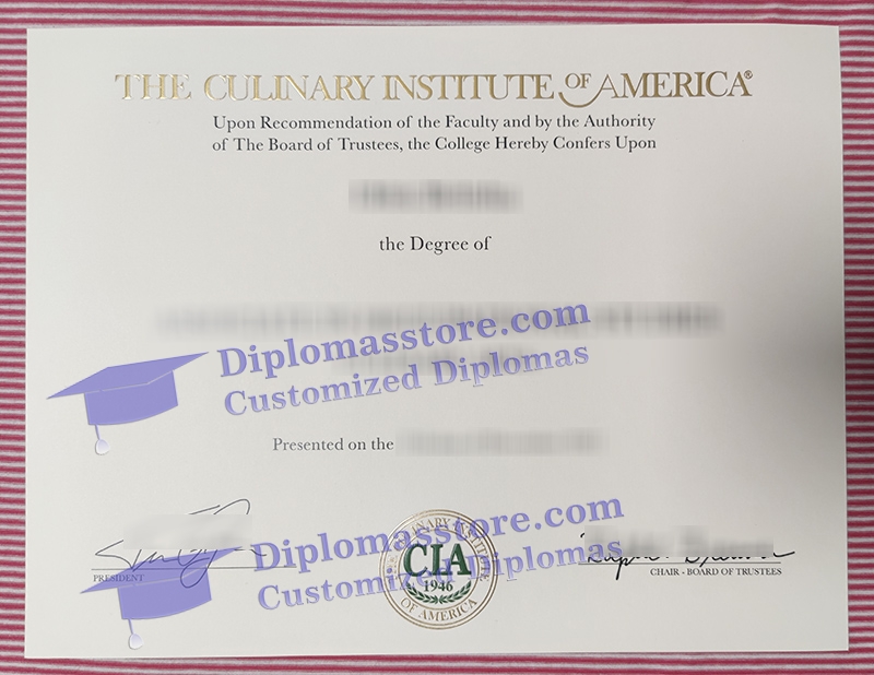 Culinary Institute of America diploma, buy diploma,