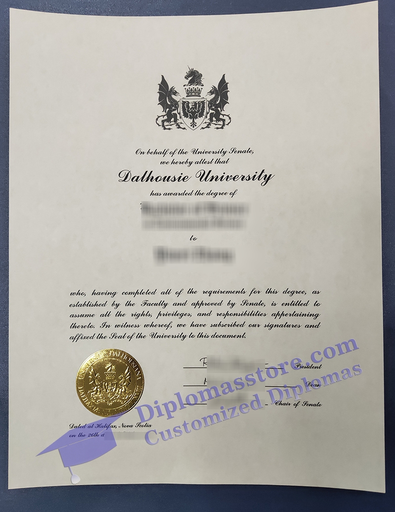 Dalhousie University diploma