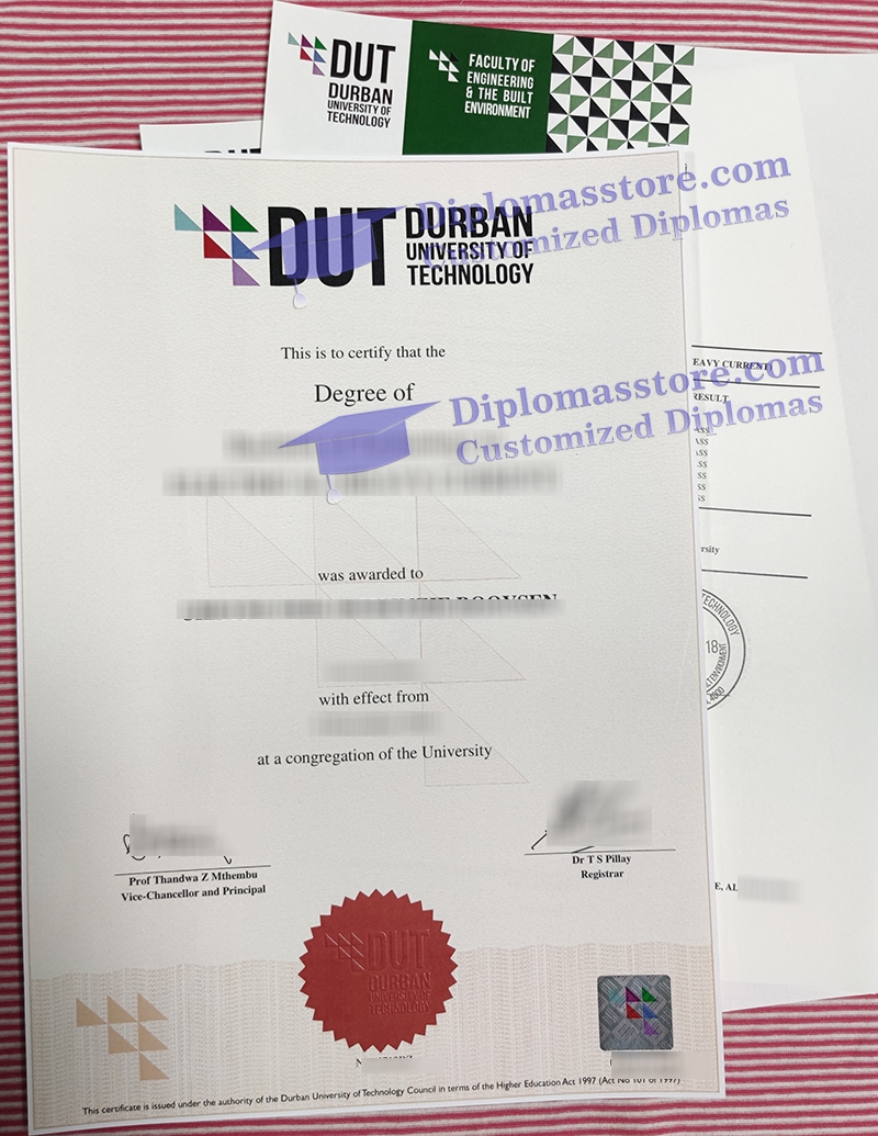 Durban University of Technology degree, DUT diploma,