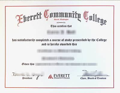 Everett Community College diploma, buy Everett Community College certificate,