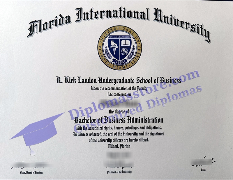 FIU BBA diploma