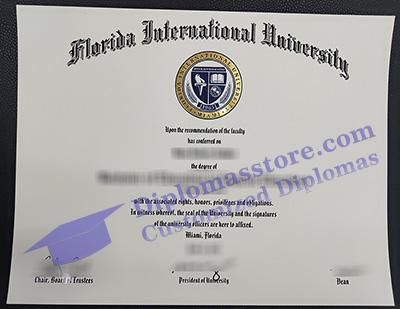 Florida International University diploma, FIU diploma,