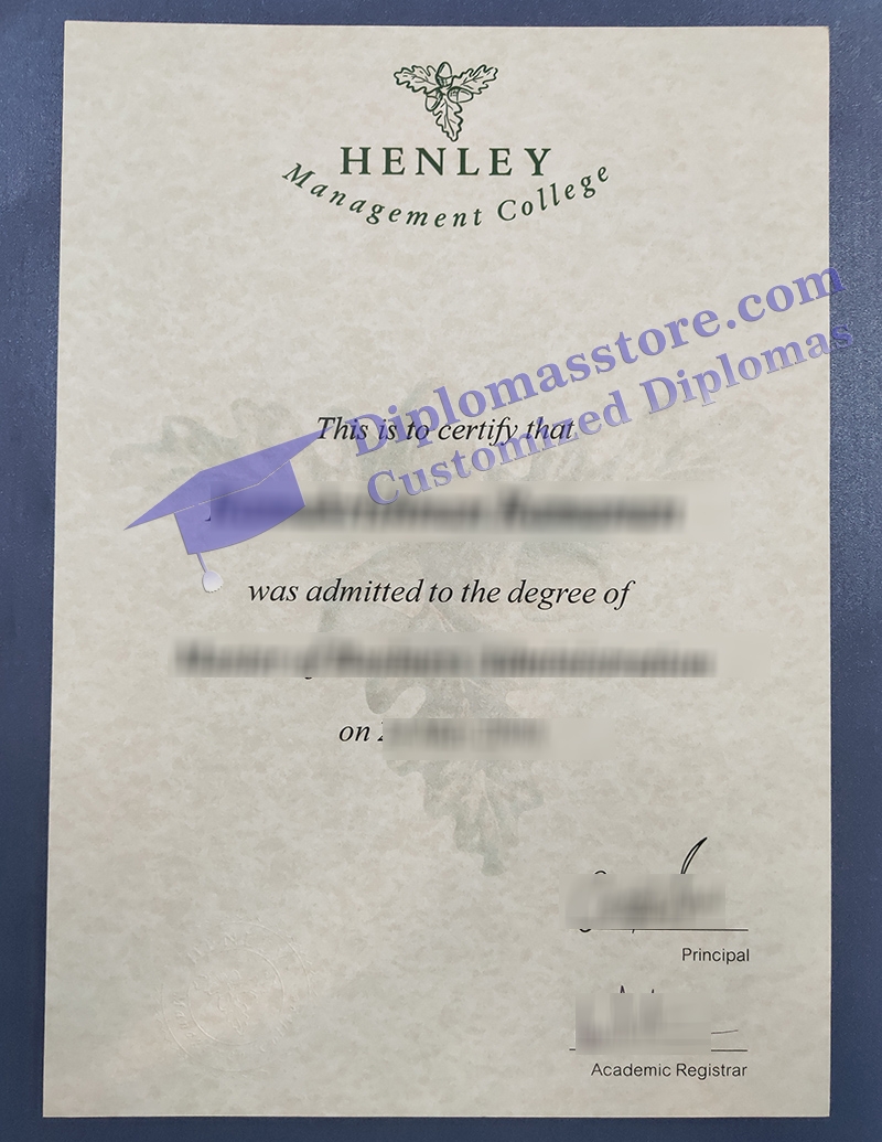 Henley Management College degree