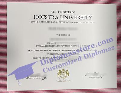 Hofstra University diploma