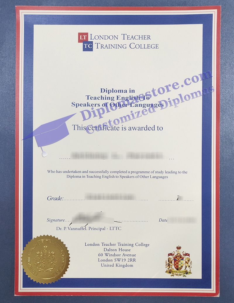 London Teacher Training College diploma