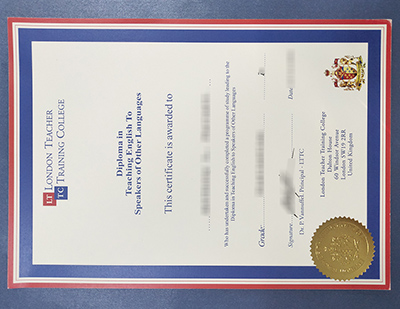 London Teacher Training College certificate