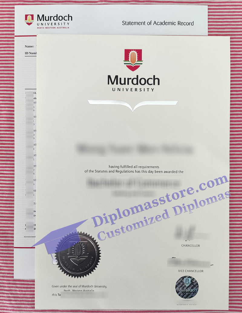 Murdoch University degree, Murdoch University certificate,