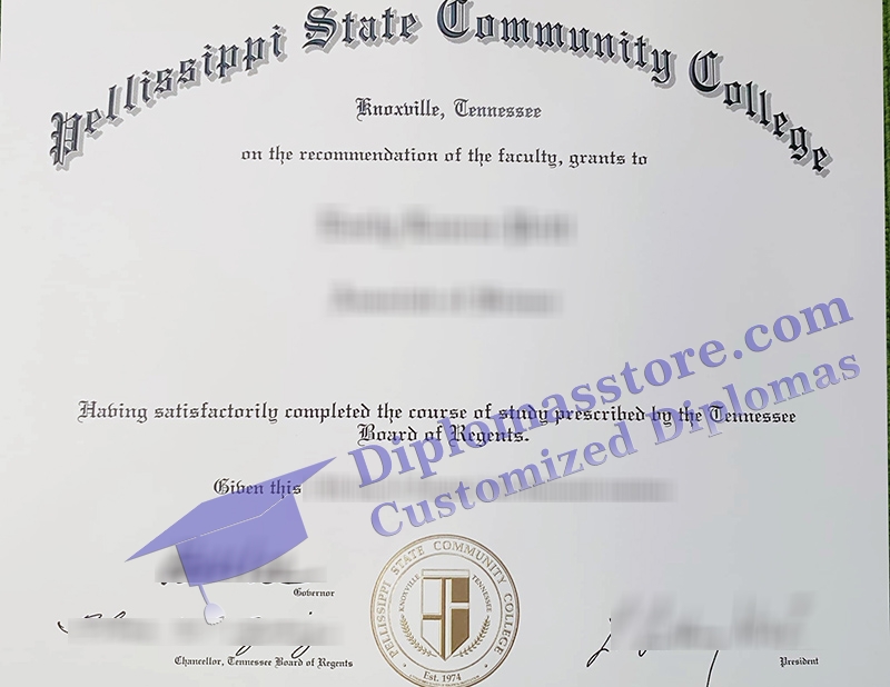 Pellissippi State Community College diploma, Pellissippi State certificate,