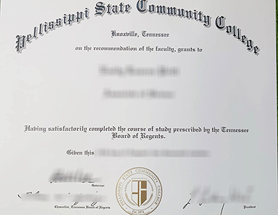 Pellissippi State Community College diploma, Pellissippi State certificate,