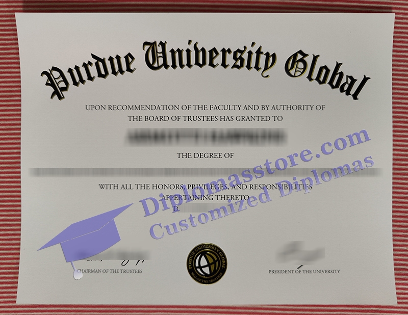 Purdue University Global  diploma