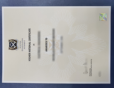 HNC certificate
