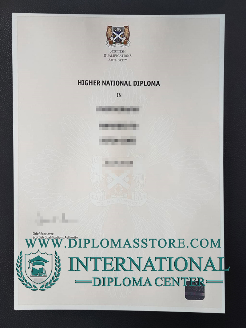 Higher National Certificate, HND certificate,