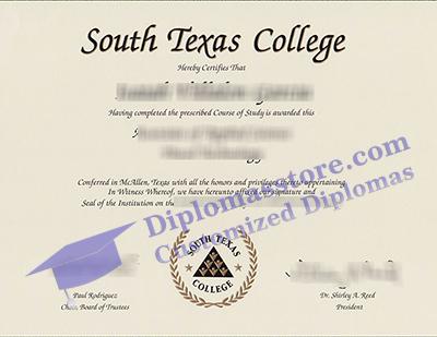 South Texas College diploma, South Texas College certificate,