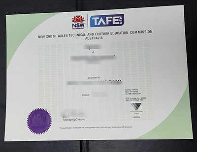 It it worthy to order a fake TAFE NSW diploma