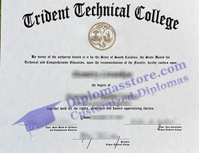 Trident Technical College diploma, Trident Technical College certificate,