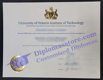 UOIT diploma, UOIT certificate,