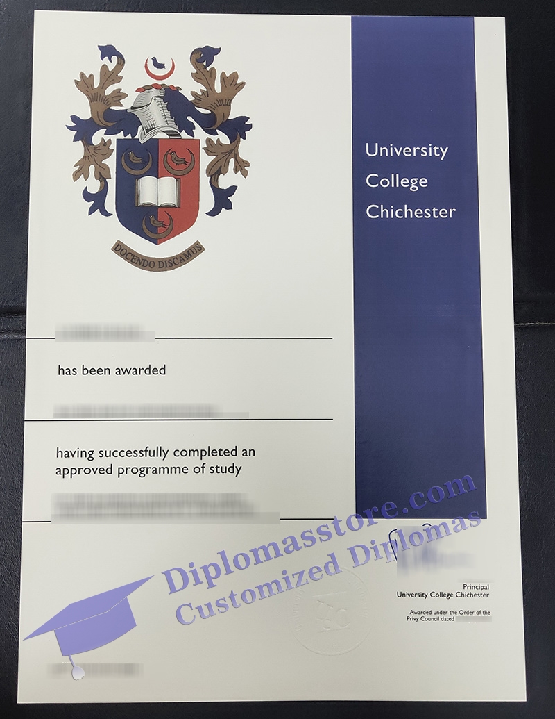 University College Chichester degree, University College Chichester certificate,