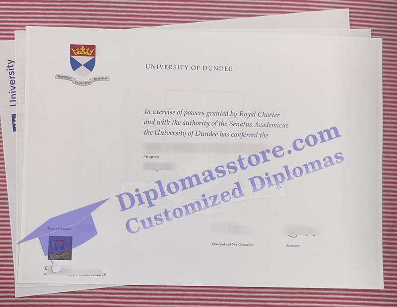 University of Dundee degree, University of Dundee certificate,