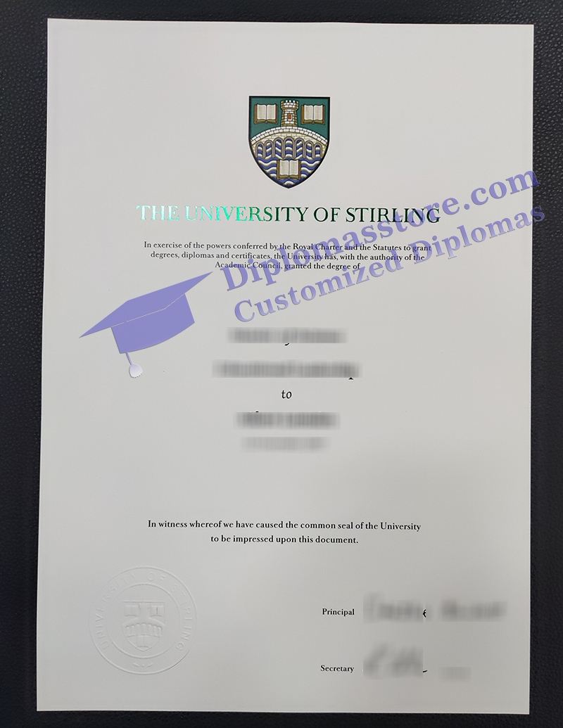 University of Stirling degree, University of Stirling diploma,