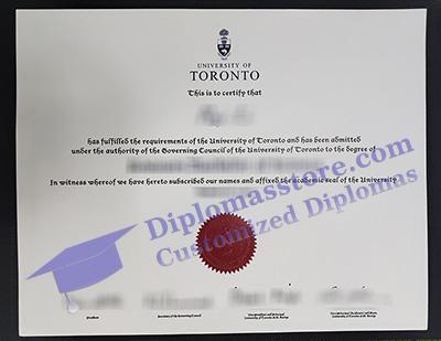 University of Toronto diploma