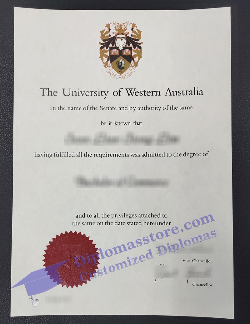 University of Western Australia diploma, University of Western Australia degree,