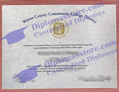 Wayne County Community College District certificate