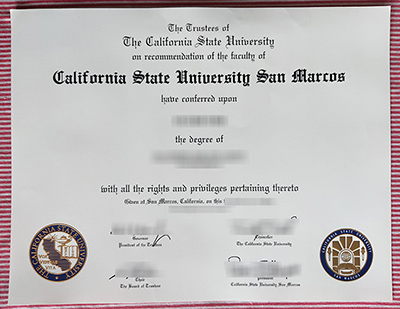 CSU San Marcos diploma