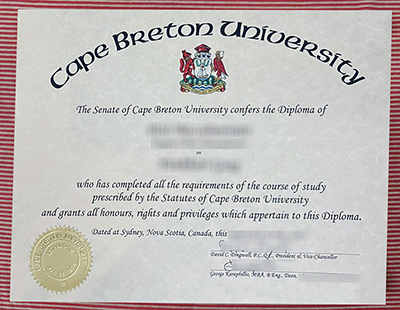 buy Cape Breton University diploma