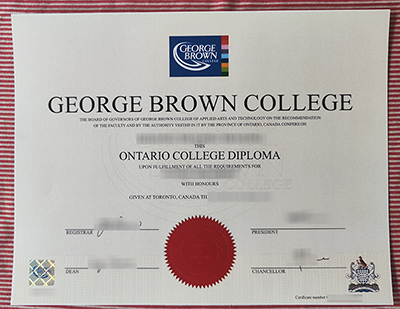 buy George Brown College diploma