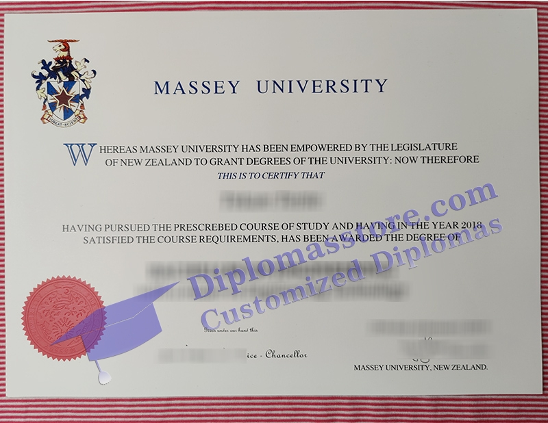 Massey University degree, Massey University certificate,