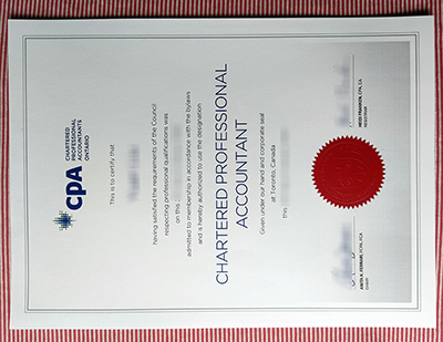 buy CPA Ontario certificate