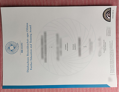 QQI Award diploma