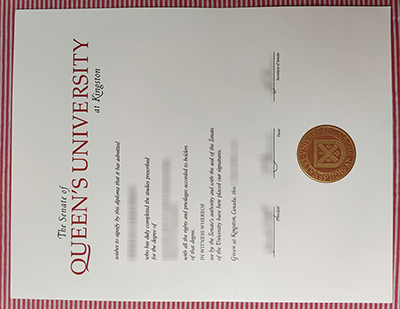 Queen's University diploma certificate