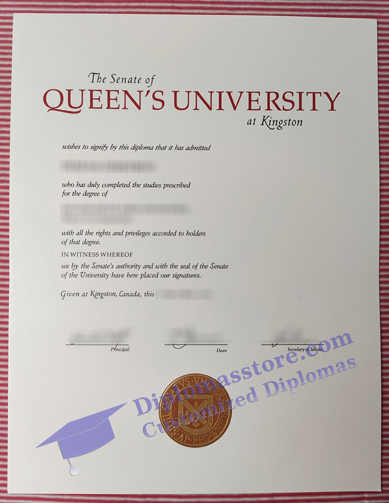 Queen's University diploma