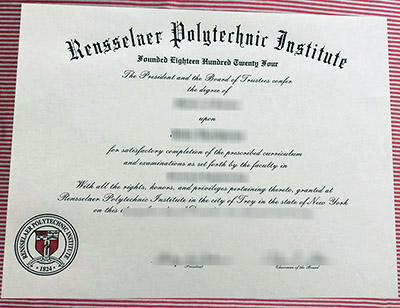 Rensselaer Polytechnic Institute diploma certificate