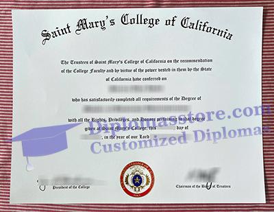 Saint Mary's College of California fake diploma