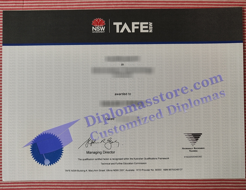 TAFE NSW diploma