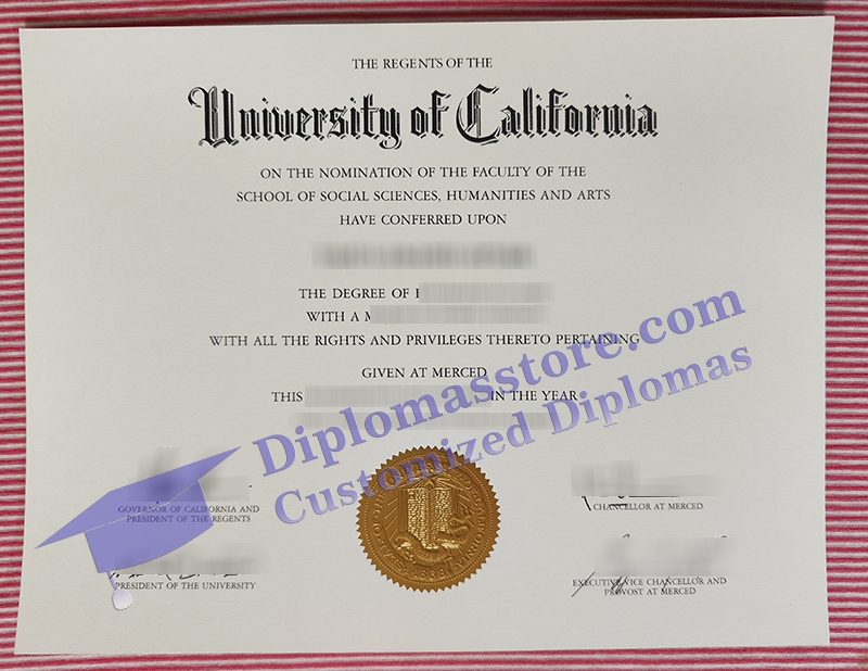 UC Merced diploma, University of California Merced degree,