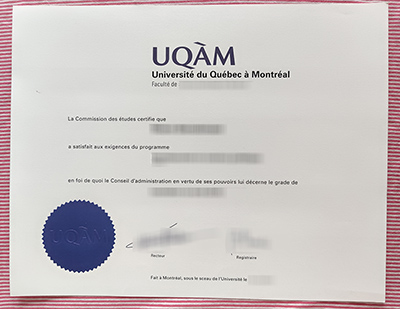 buy UQAM diploma