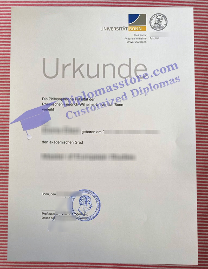 Universität Bonn diploma