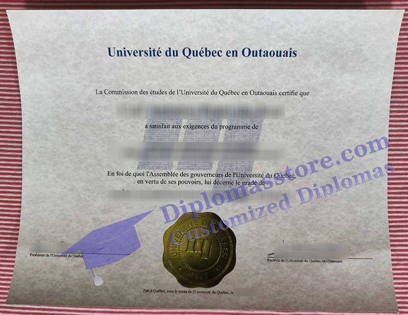 Université du Québec en Outaouais diplômé, University of Quebec diploma,