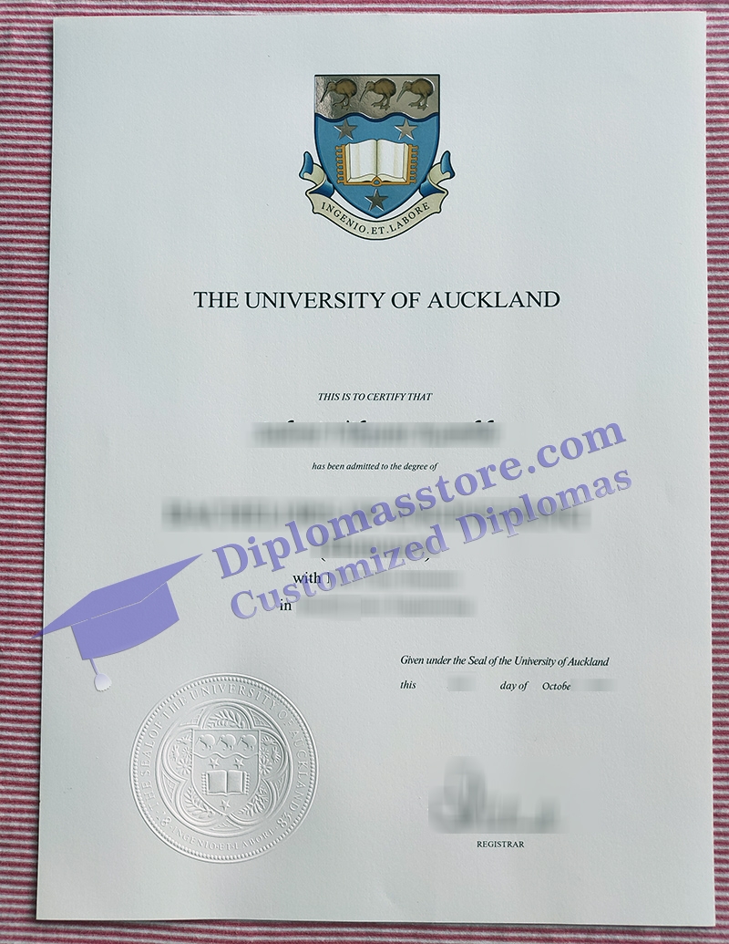 University of Auckland degree, University of Auckland certificate,