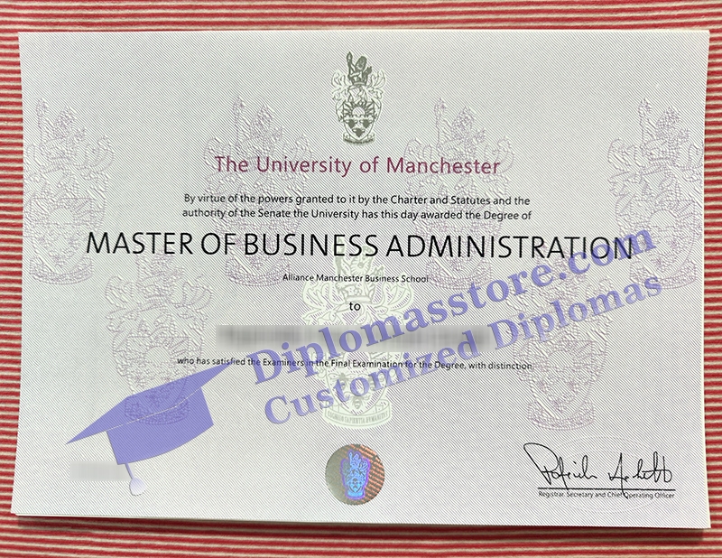University of Manchester diploma, fake MBA degree,