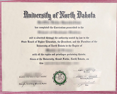 University of North Dakota fake diploma