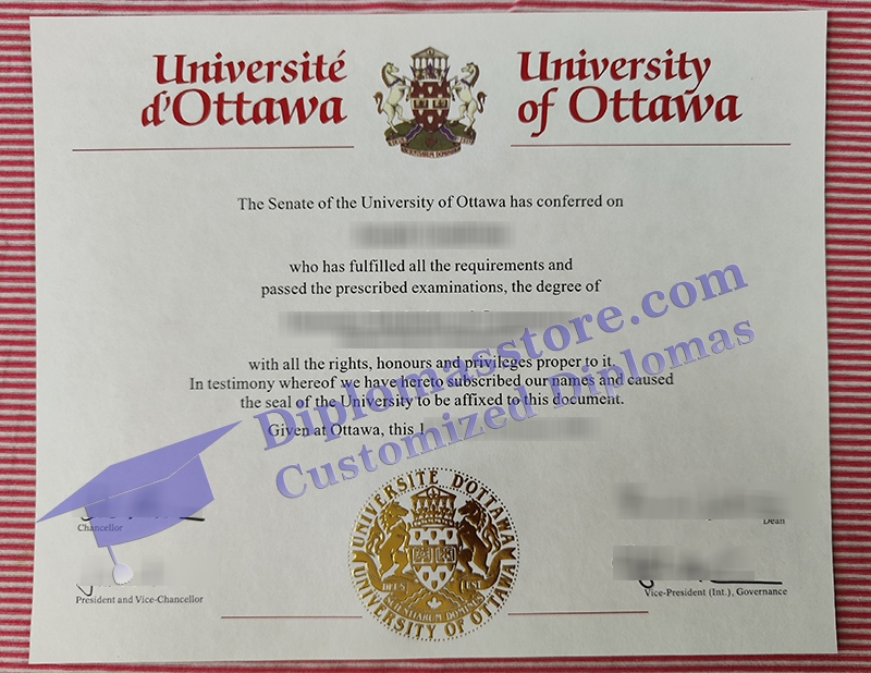 University of Ottawa degree, University of Ottawa diploma,