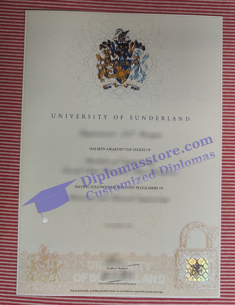 University of Sunderland degree